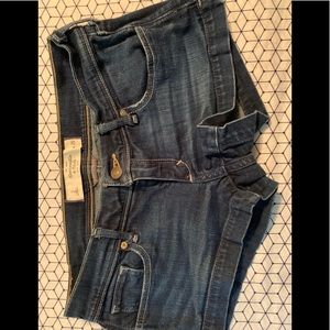 Abercrombie Jean shorts junior size 2